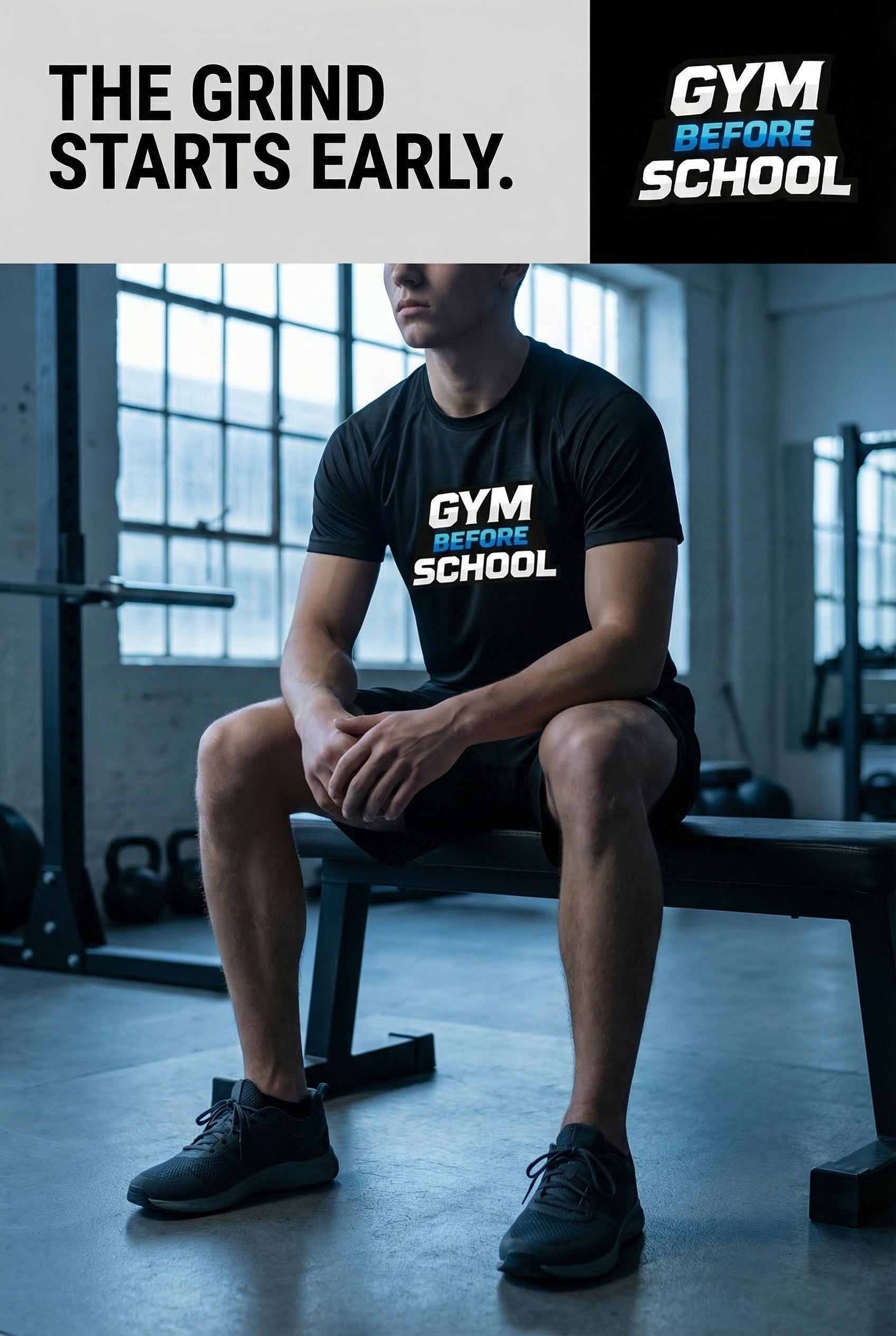 Short Sleeve T-Shirt "Gym Before School"