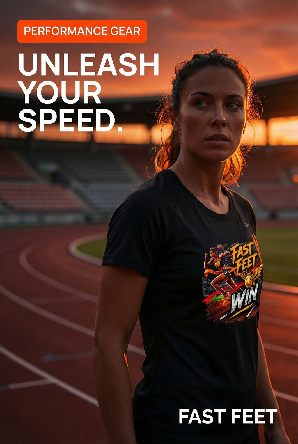 Short Sleeve T-Shirt "Fast Feet"