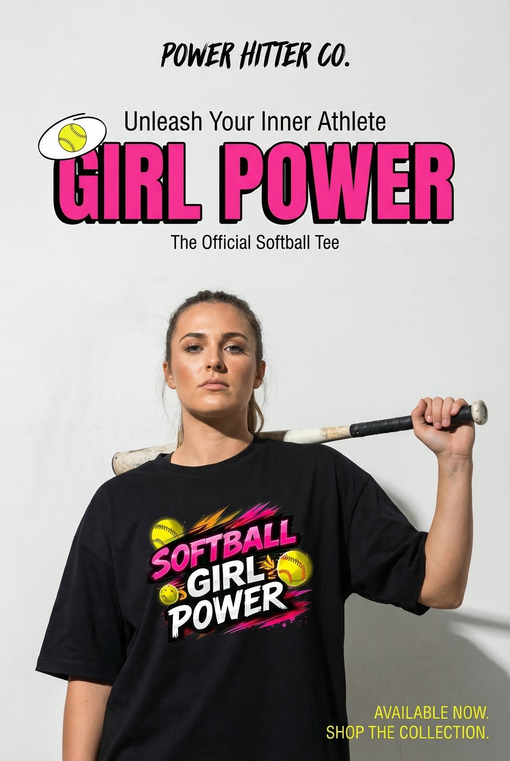 Short Sleeve T-Shirt "Softball Girl Power"