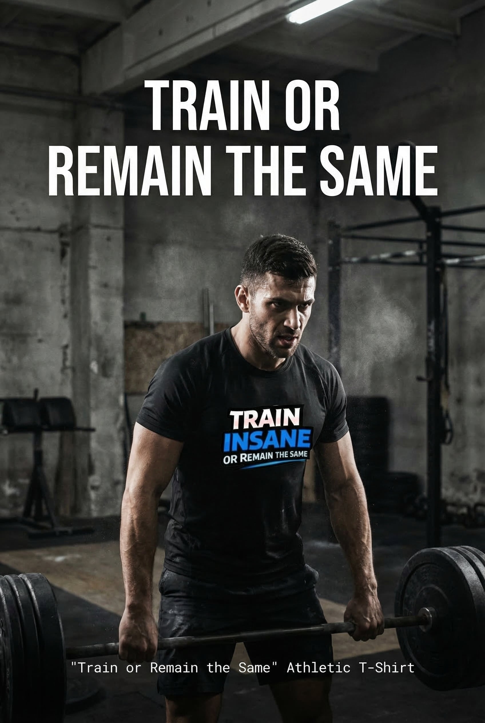 Short Sleeve T-Shirt "Train Insane or Remain the Same"