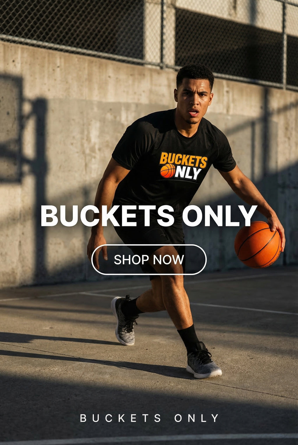 Short Sleeve T-Shirt "Buckets Only"