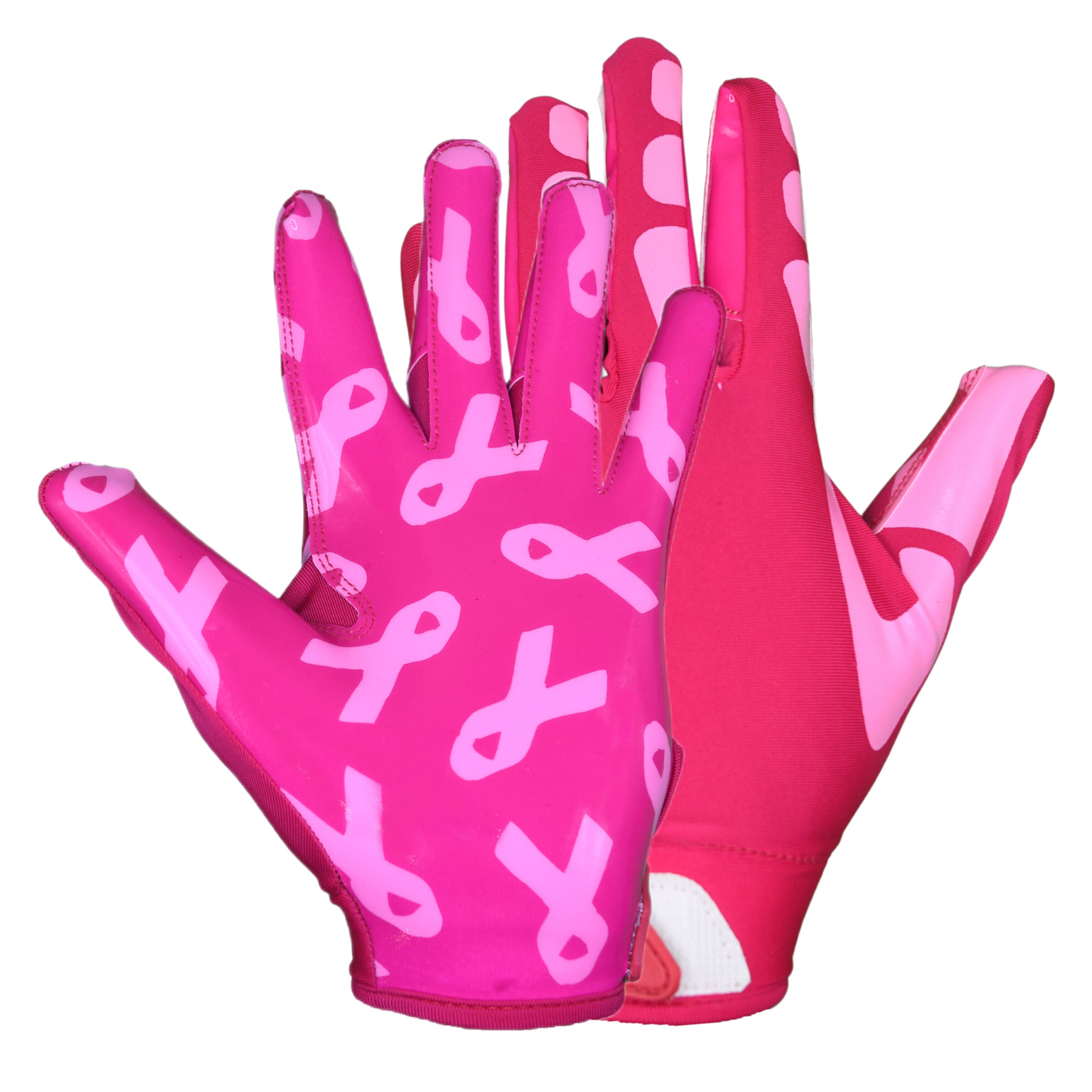 Breast cancer football gloves online