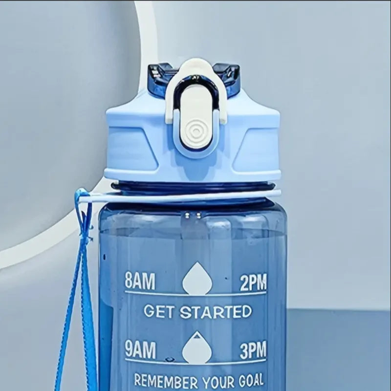 800ml/27oz Large Capacity Sports Water Bottle Leak Proof Plastic