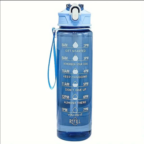 800ml/27oz Large Capacity Sports Water Bottle Leak Proof Plastic
