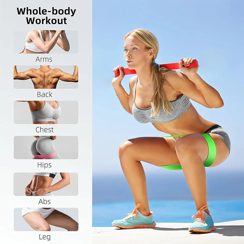Different Resistance Bands Yoga Band Fitness Exercise Training Hip