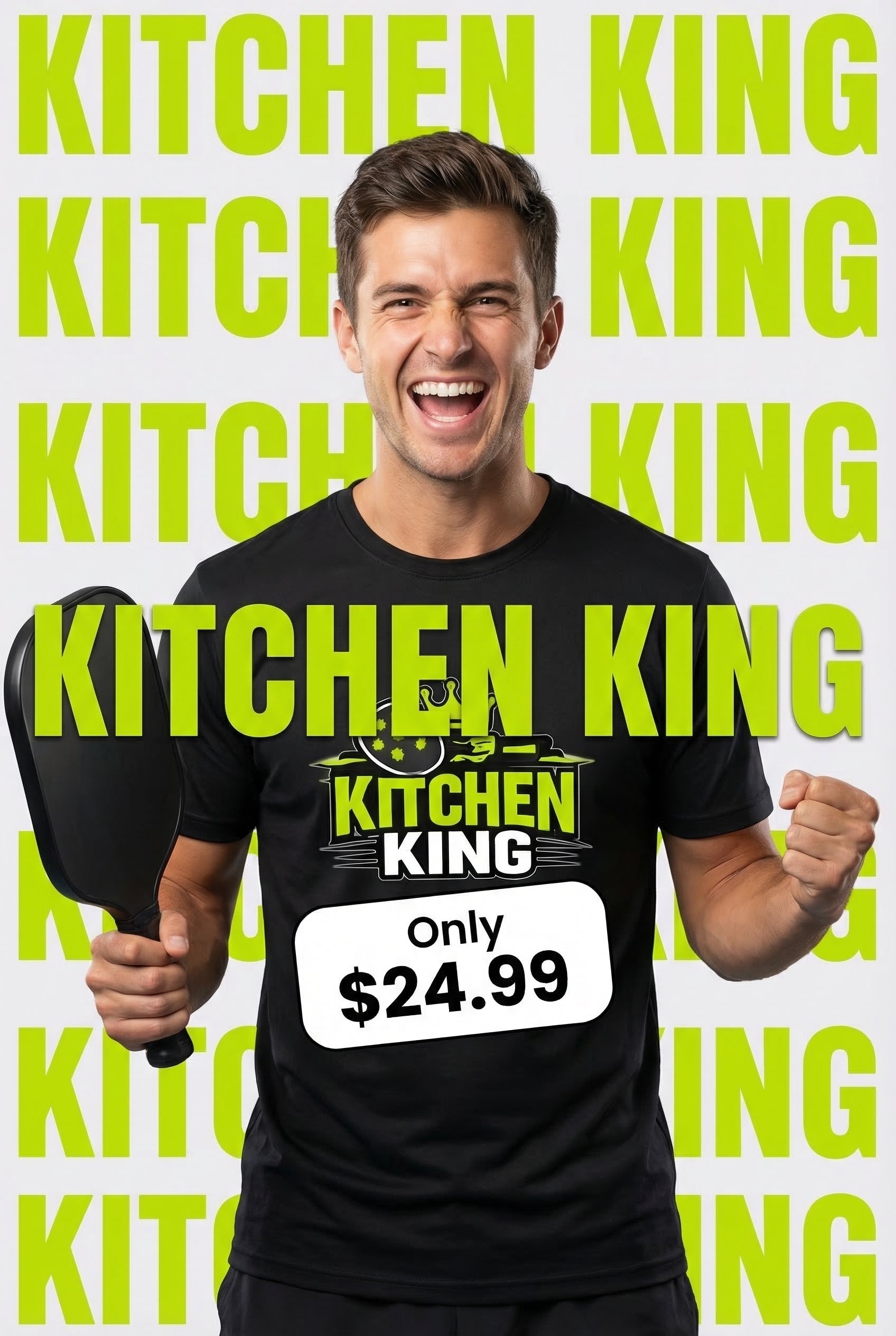 Short Sleeve T-Shirt - "Kitchen King"