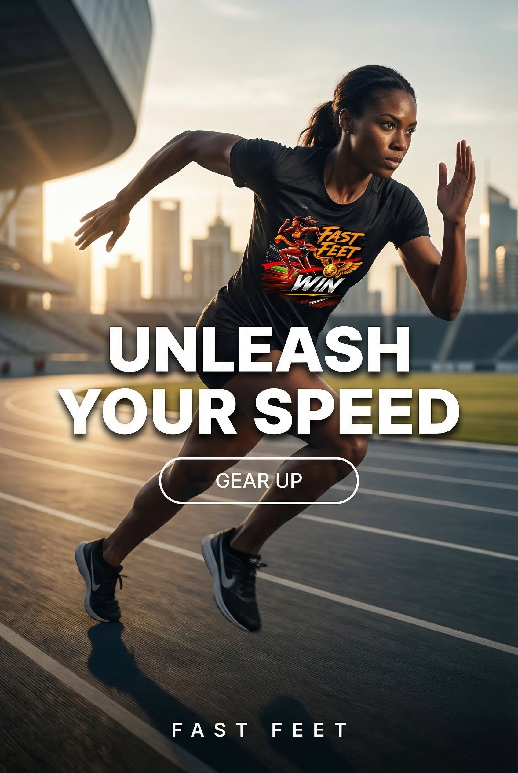 Short Sleeve T-Shirt "Fast Feet"