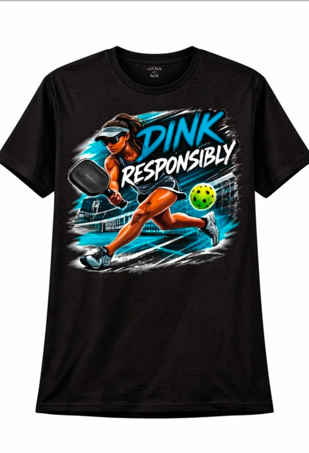 Short Sleeve T-Shirt "Dink Responsibly" Vol. 2