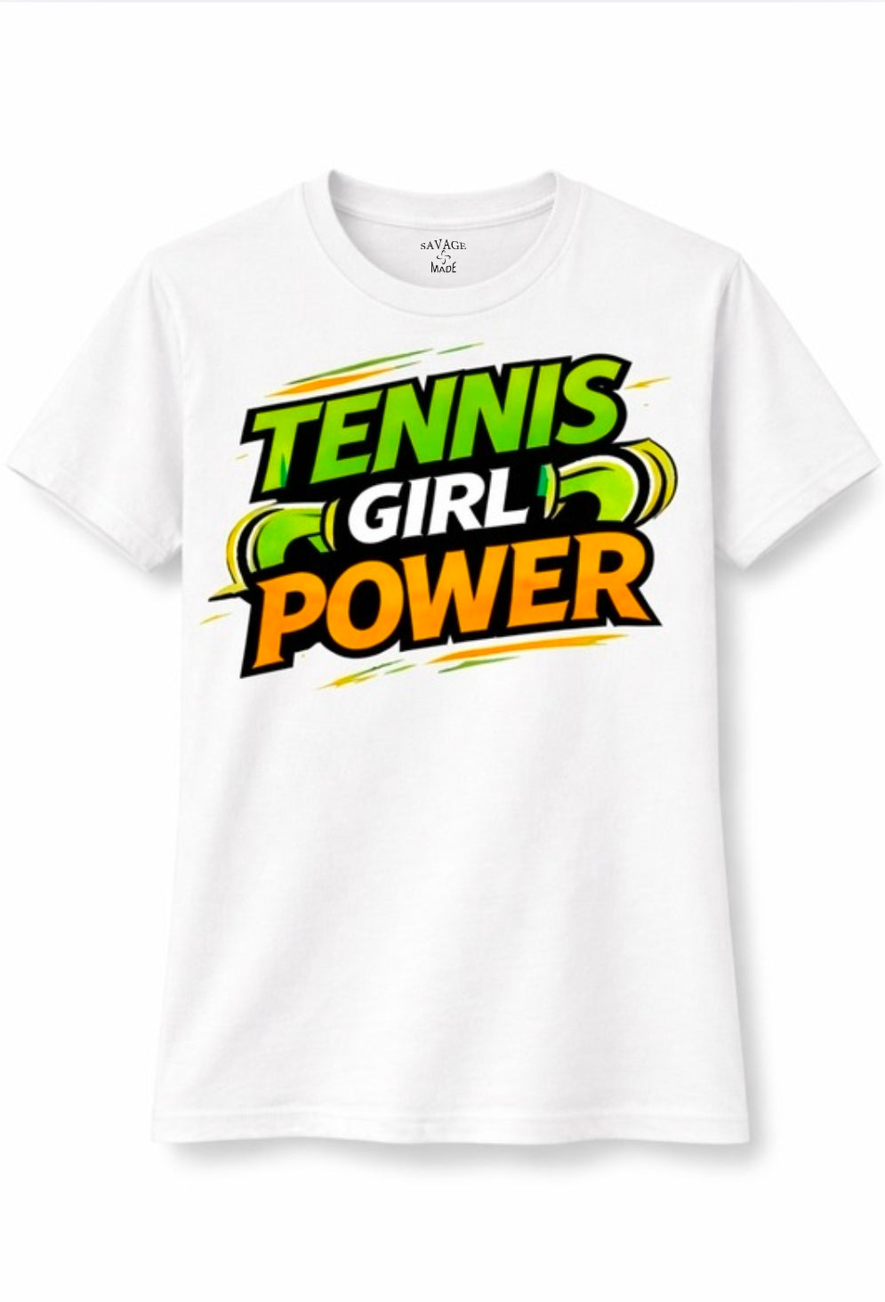 Short Sleeve T-Shirt "Tennis Girl Power"