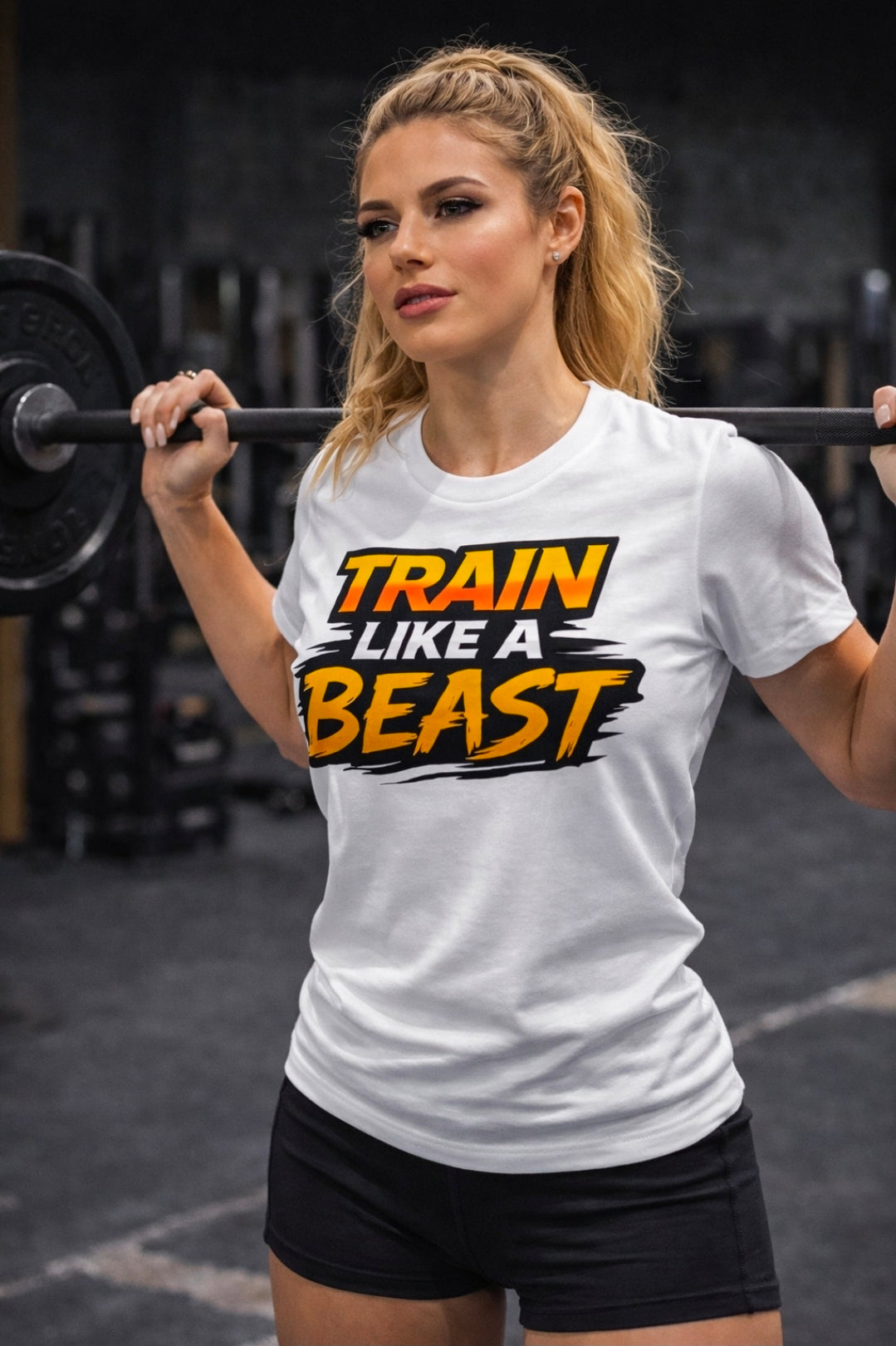 Short Sleeve T-Shirt "Train Like a Beast"