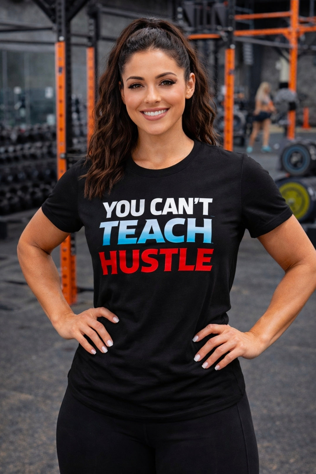 Short Sleeve T-Shirt "You Can't Teach Hustle"