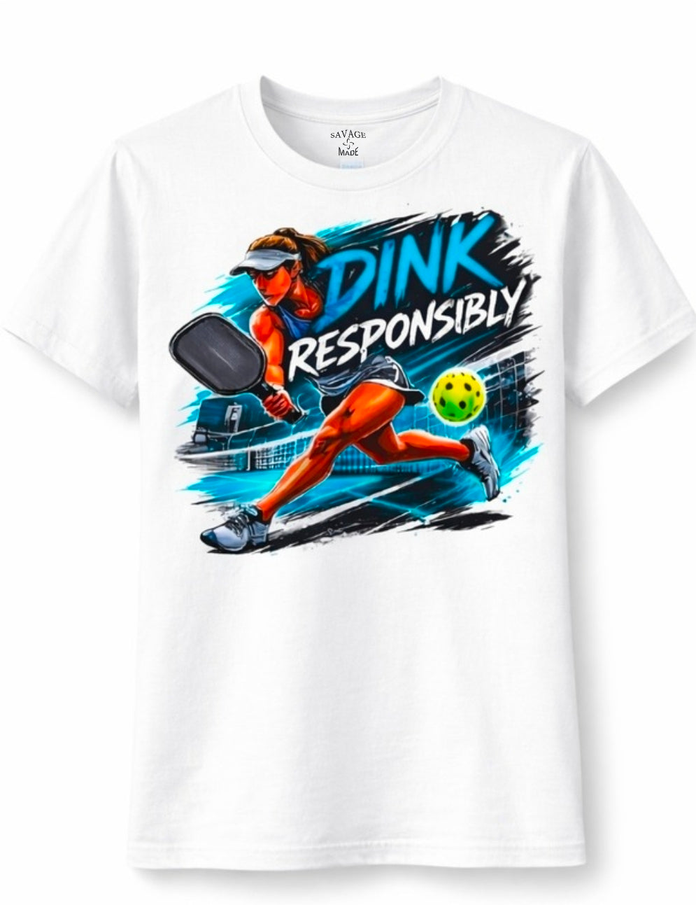 Short Sleeve T-Shirt "Dink Responsibly"