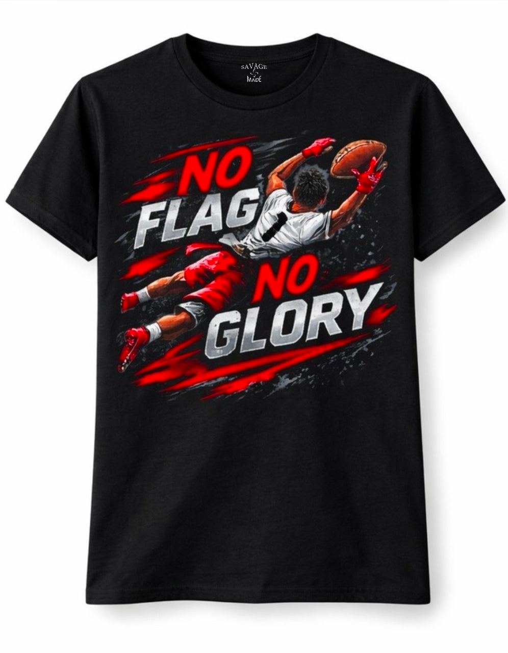 Short Sleeve T-Shirt "No Flag No Glory"