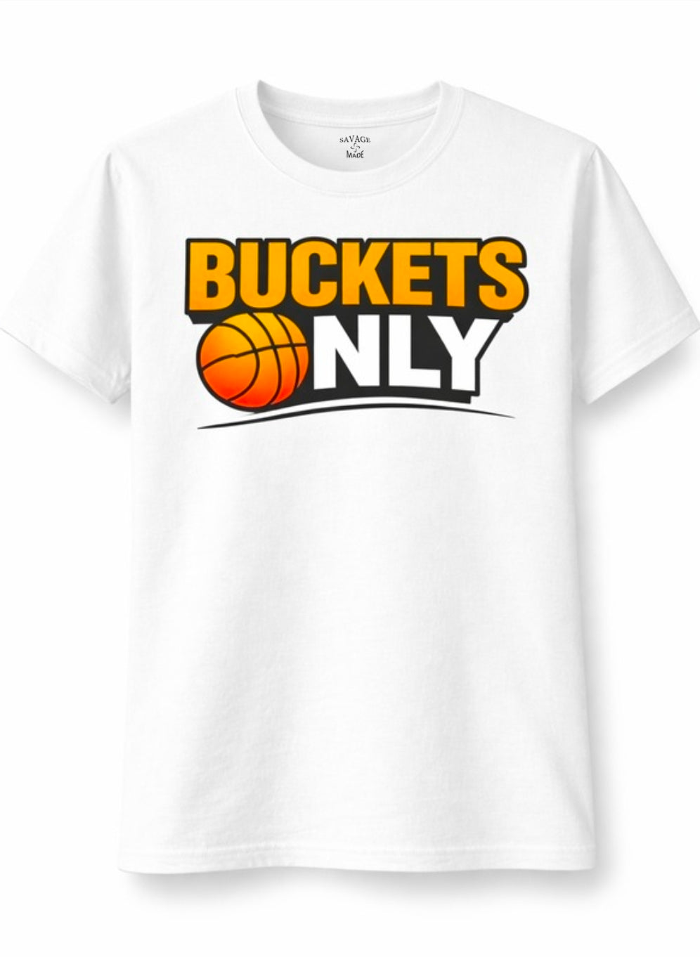Short Sleeve T-Shirt "Buckets Only"