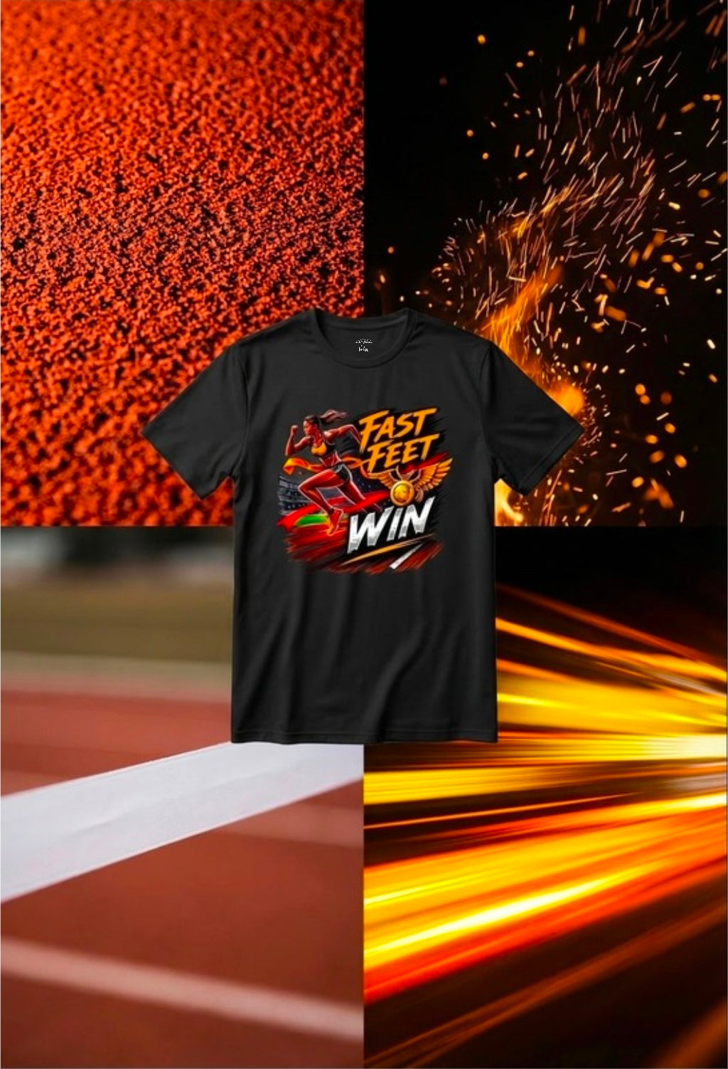 Short Sleeve T-Shirt "Fast Feet"