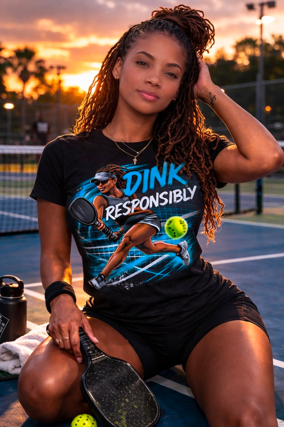 Short Sleeve T-Shirt "Dink Responsibly" Vol. 2