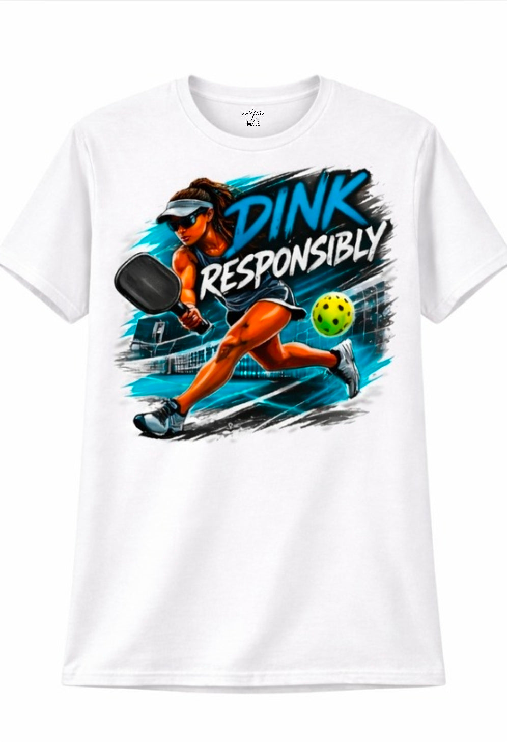 Short Sleeve T-Shirt "Dink Responsibly" Vol. 2