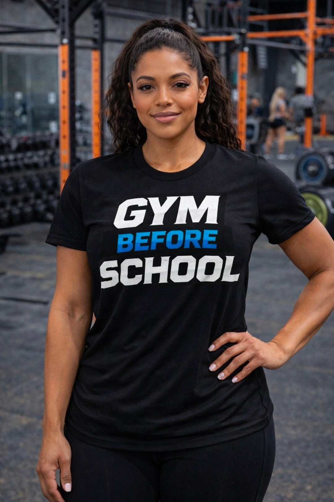 Short Sleeve T-Shirt "Gym Before School"