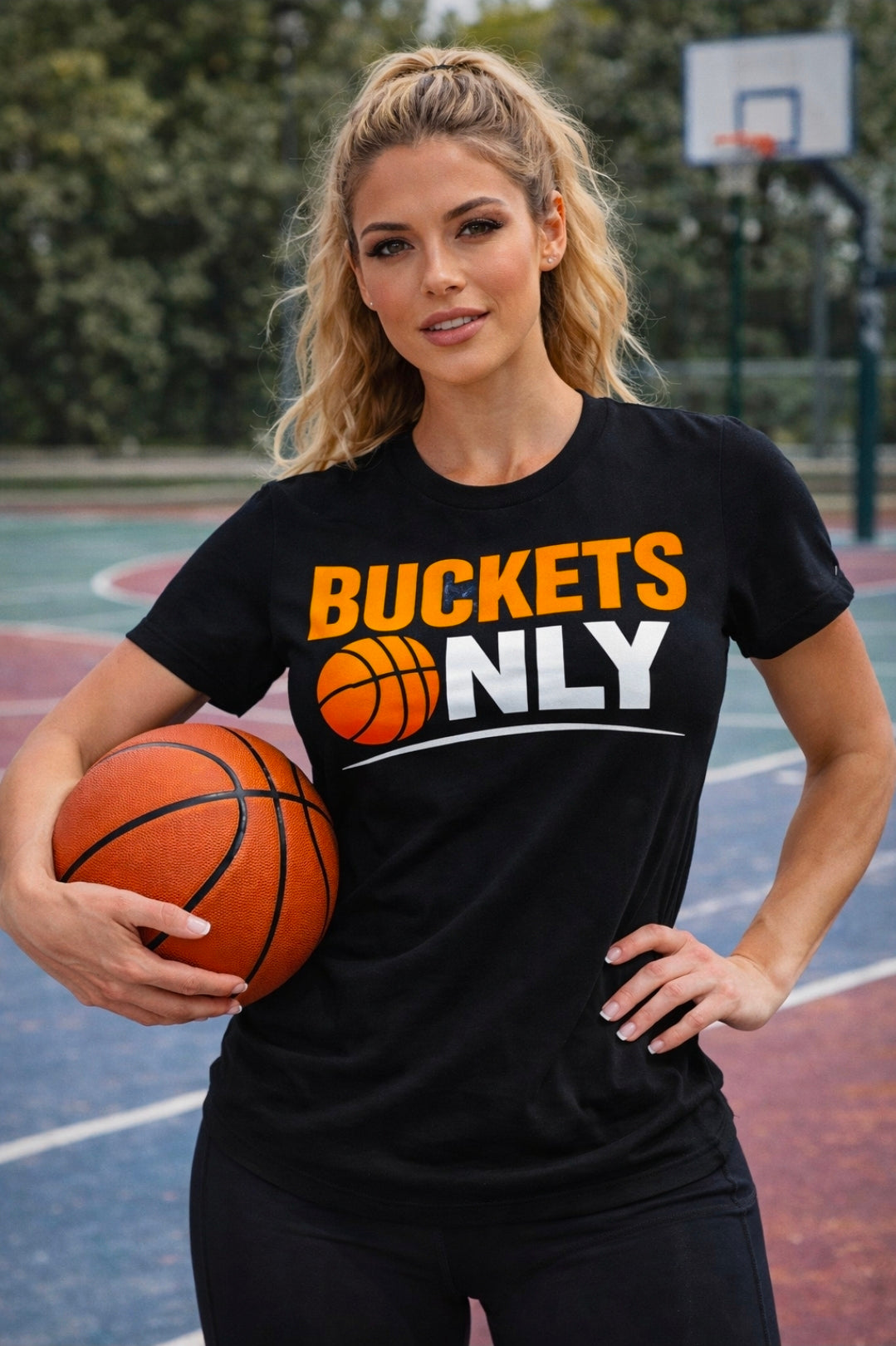 Short Sleeve T-Shirt "Buckets Only"